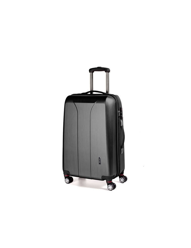 March New Carat luggage set Hand luggage + medium and large size, Black ...