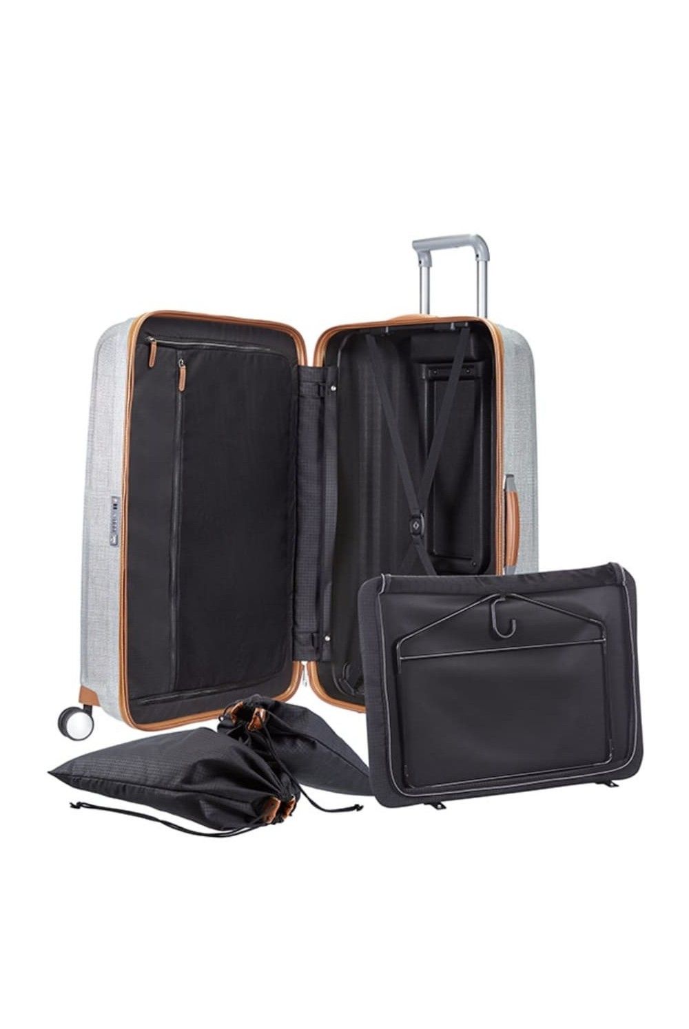 Samsonite Suitcase Lite Cube DLX 76cm 96Liter 4 wheel Suitcase