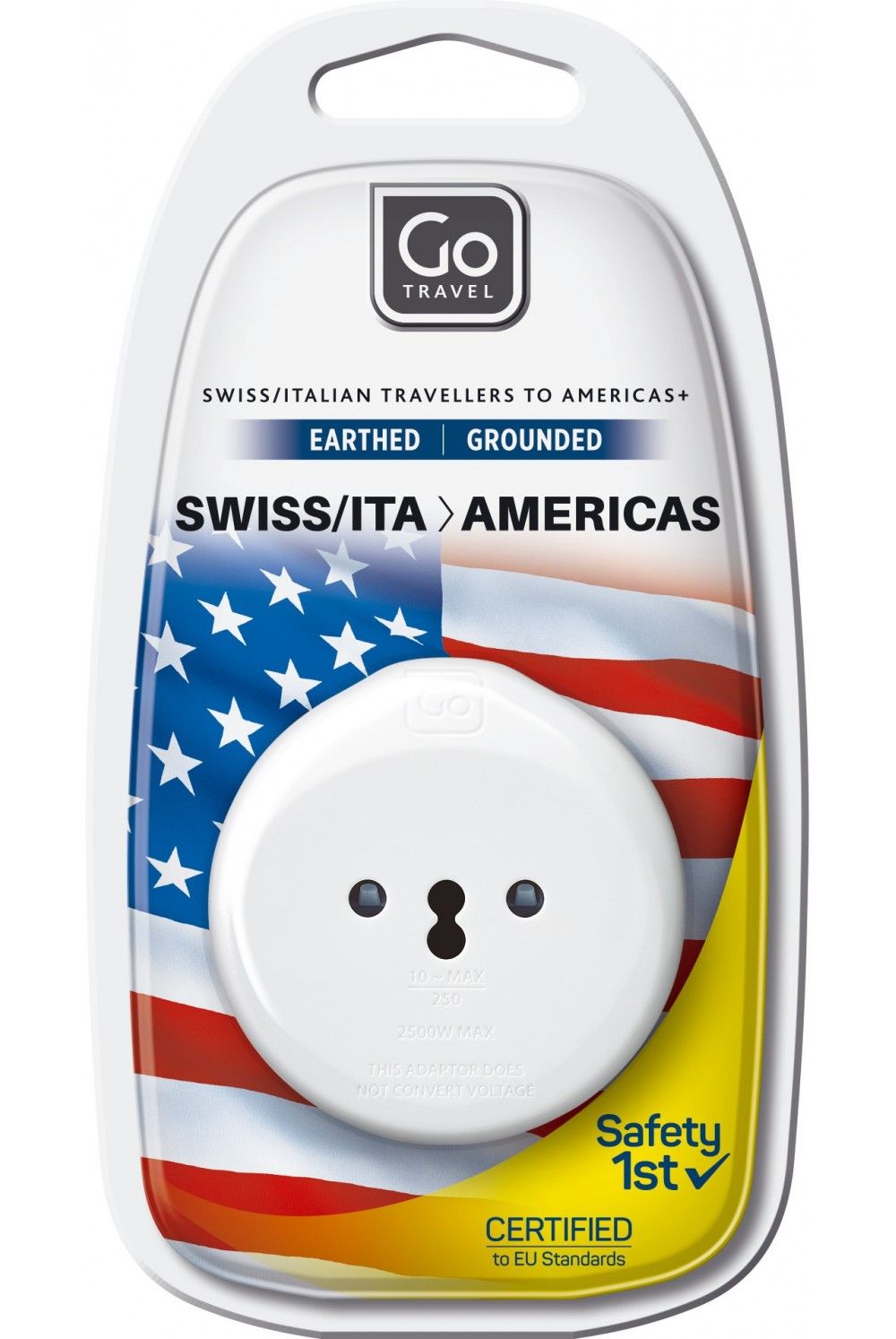 Go Travel Adapter Schweiz/Italien - Amerika