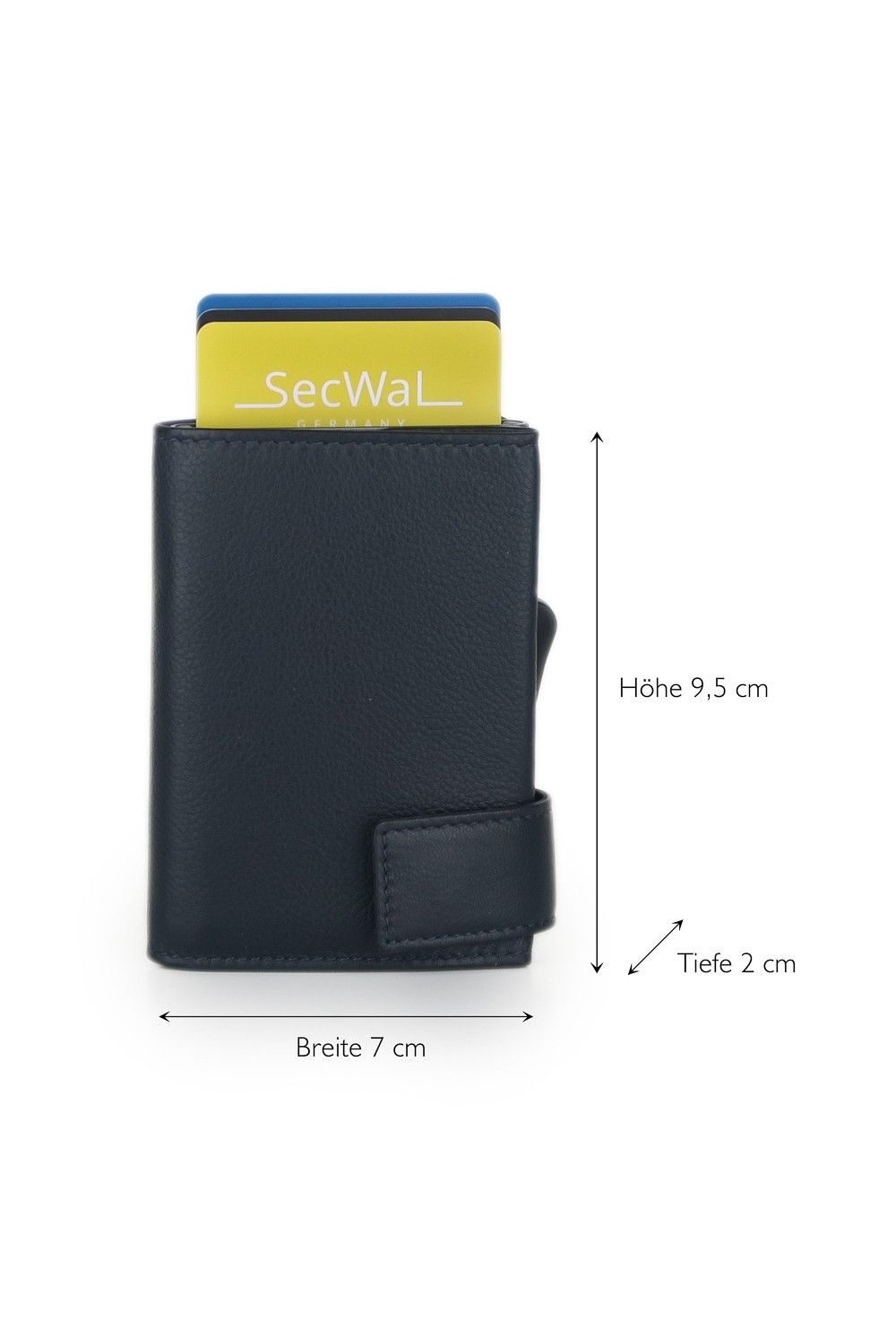 SecWal Card Case RV Leather Green