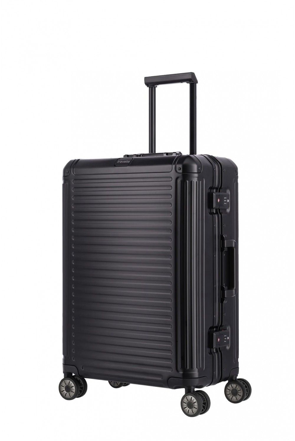 Aluminium Koffer Travelite NEXT 67cm M schwarz