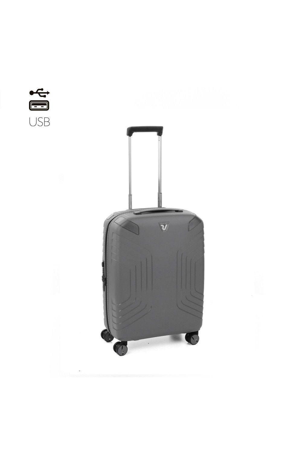 Hand luggage Roncato Ypsilon 4 55x40x20cm 4 wheels USB