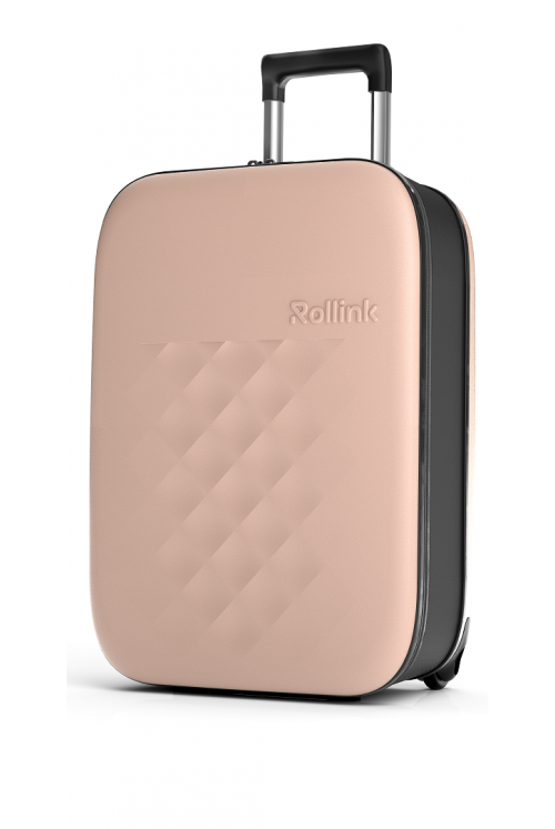 Rollink Flex Vega 2 55cm hand luggage foldable Rose Smoke