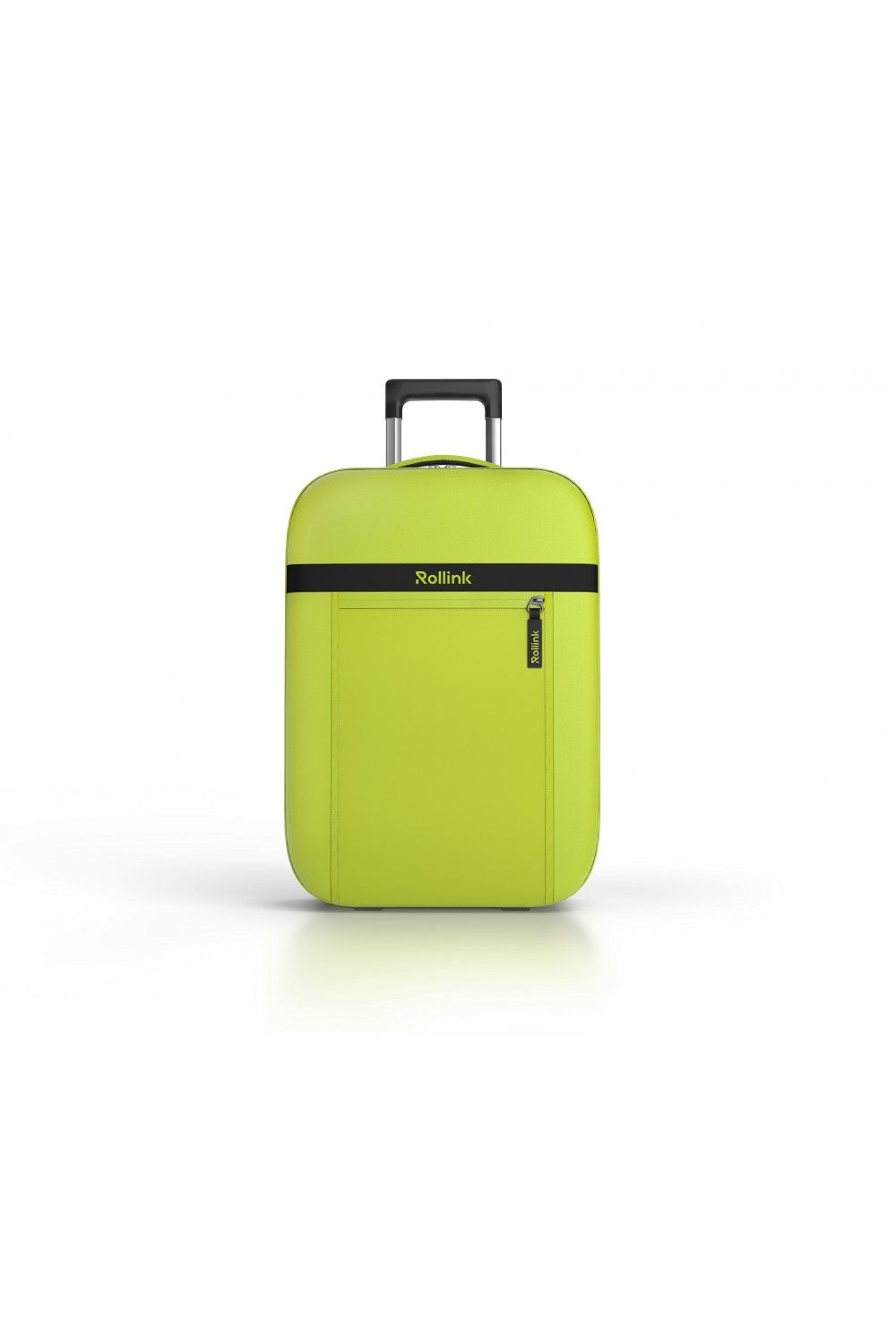Suitcase hand luggage Rollink Flex Aura 55cm foldable outer compartment limeade Suitcase hand luggage Rollink Flex Aura 55cm foldable outer compartment limeade