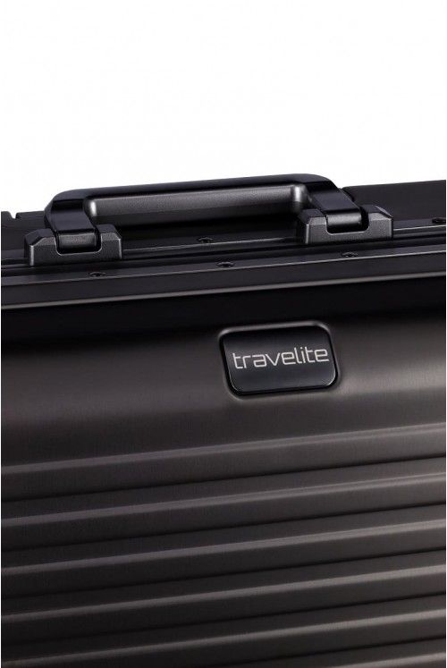 Aluminium Koffer Travelite NEXT 77cm L schwarz