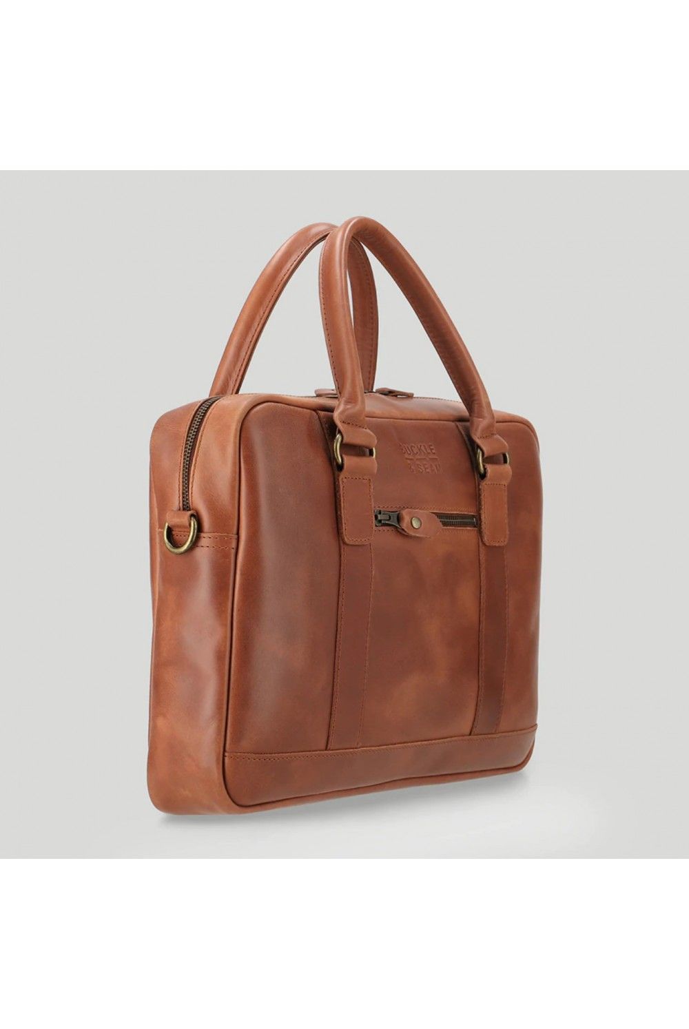 Leder Aktentasche Everett Buckle & Seam Leder Aktentasche Everett Buckle & Seam