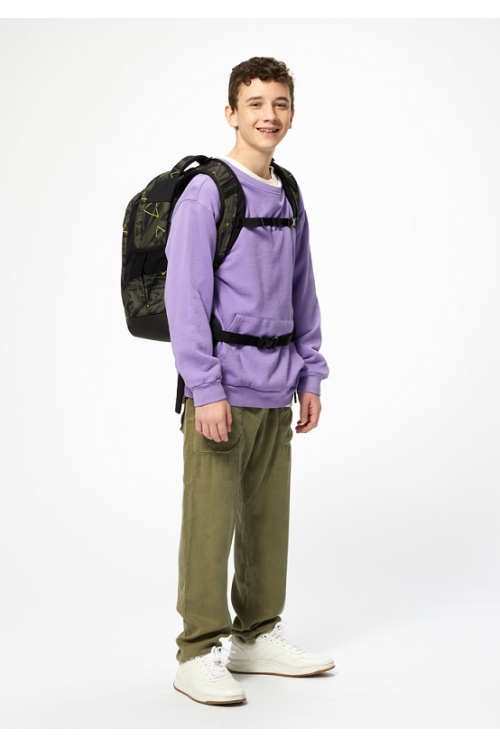 Satch school backpack Sleek Geo Storm new