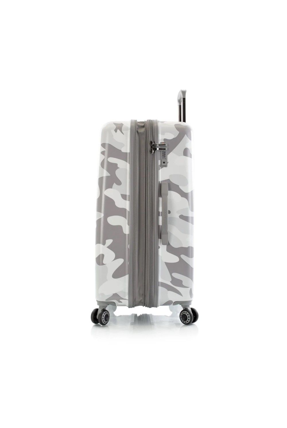 Suitcase Heys White Camo 4 Rad Large 76cm expandable