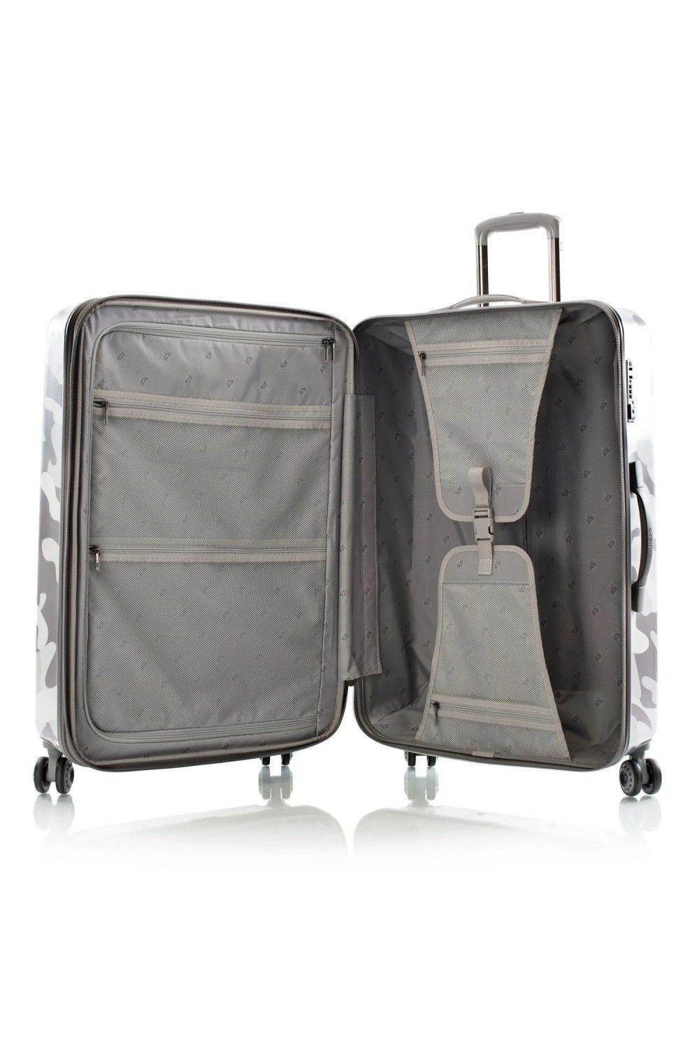 Suitcase Heys White Camo 4 Rad Large 76cm expandable Suitcase Heys White Camo 4 Rad Large 76cm expandable