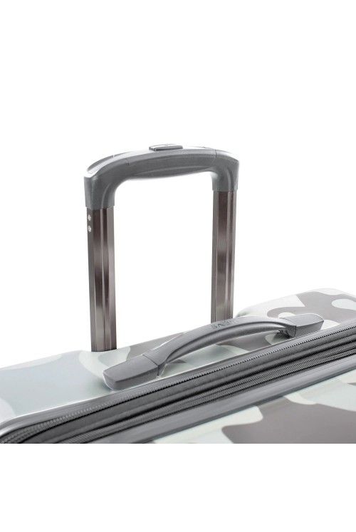 Suitcase Heys White Camo 4 Rad Medium 66cm expandable