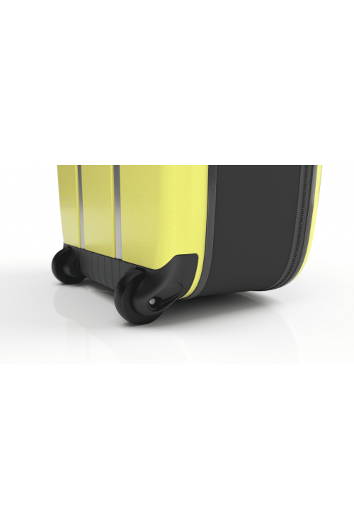 Suitcase medium size foldable Rollink Flex Vega 2 wheel 64cm Iris Yellow