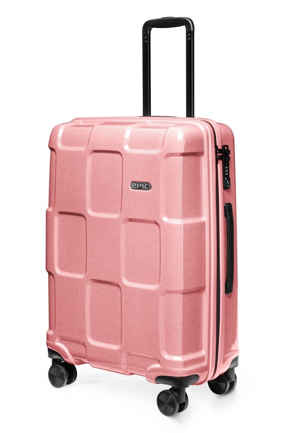 Suitcase hard shell Epic Reflex Evo 66cm 4 wheel rose
