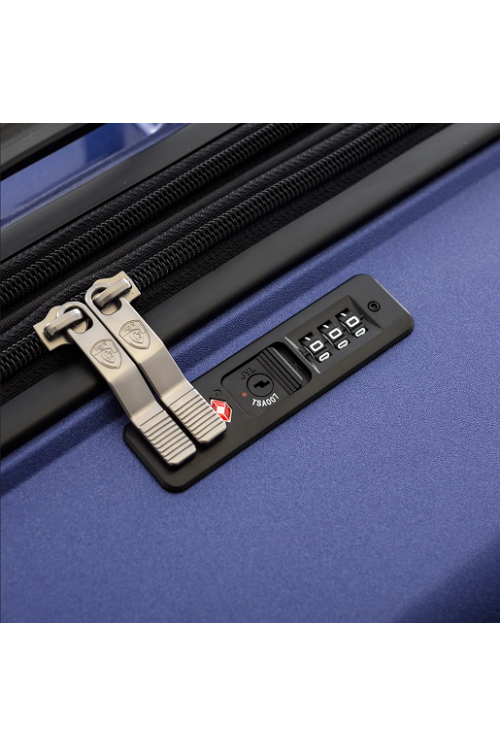 Koffer Handgepäck Heys Metallix 4 Rad 55cm erweiterbar cobalt