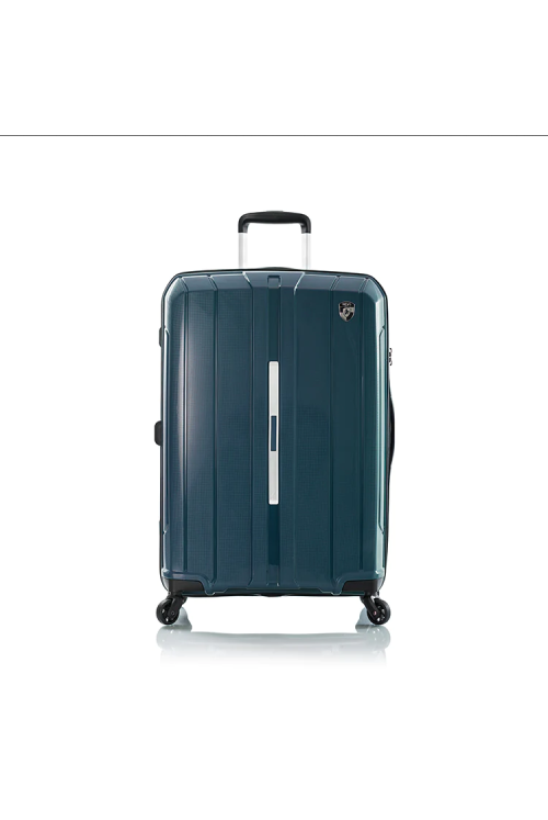 Suitcase hard shell Heys Maximus 66cm 4 wheel teal expandable